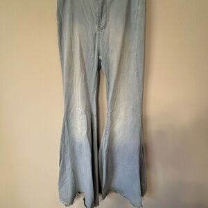 Free People Light Blue Denim Pants